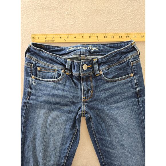 American Eagle Outfitters Blue Straight Leg Jeans - Picture 2 of 13